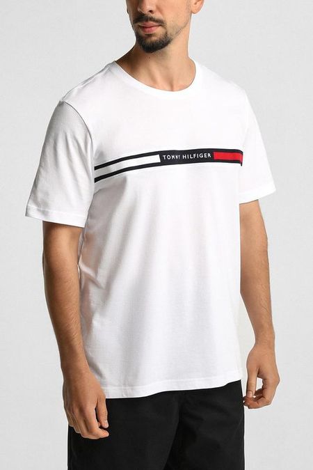 Футболка хлопковая с логотипом Tommy Hilfiger
