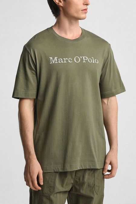 Футболка хлопковая с логотипом Marc O'Polo
