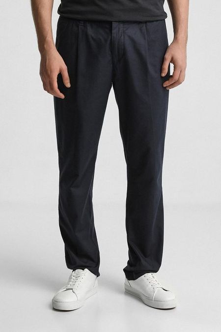 Брюки хлопковые с защипами Marc O'Polo
