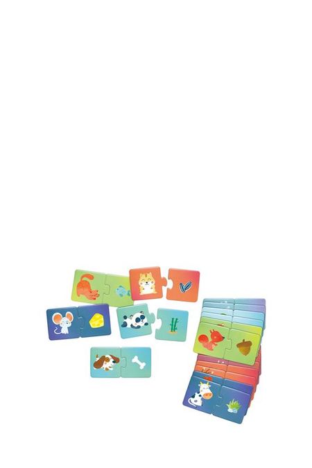 Игрушка развивающая Пазл Животные и их еда Hape