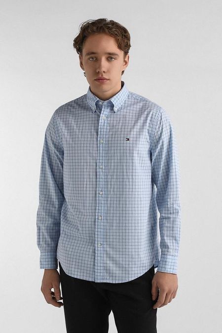 Рубашка хлопковая в клетку Tommy Hilfiger