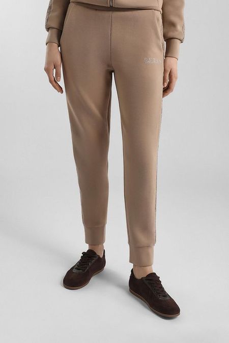 Брюки спортивные зауженного кроя Guess