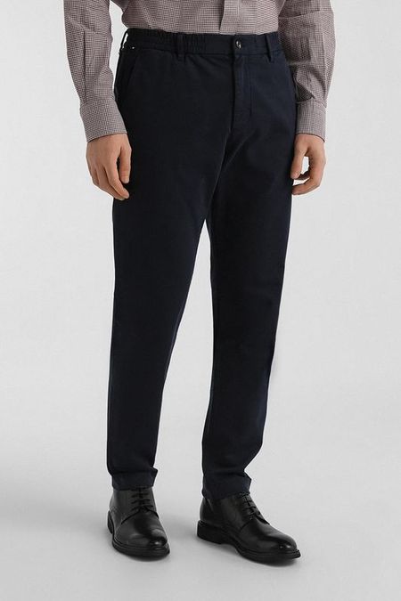 Брюки хлопковые зауженного кроя Tommy Hilfiger