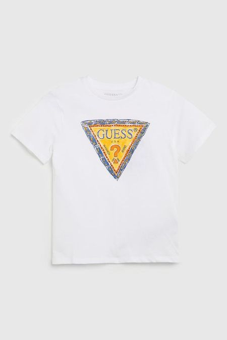 Майка хлопковая с логотипом Guess