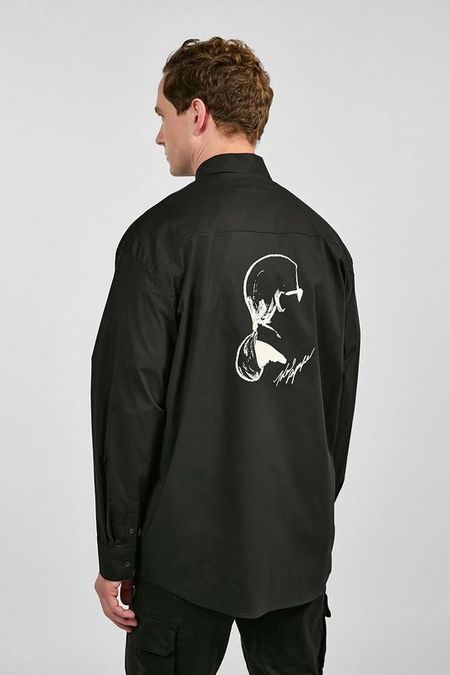 Рубашка хлопковая Karl Lagerfeld