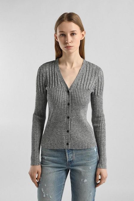 Кардиган хлопковый облегающего кроя Calvin Klein Jeans
