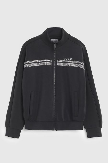 Толстовка на молнии со стразами Guess