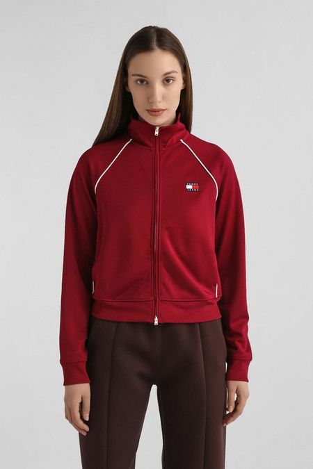 Толстовка на молнии с воротником стойкой Tommy Jeans