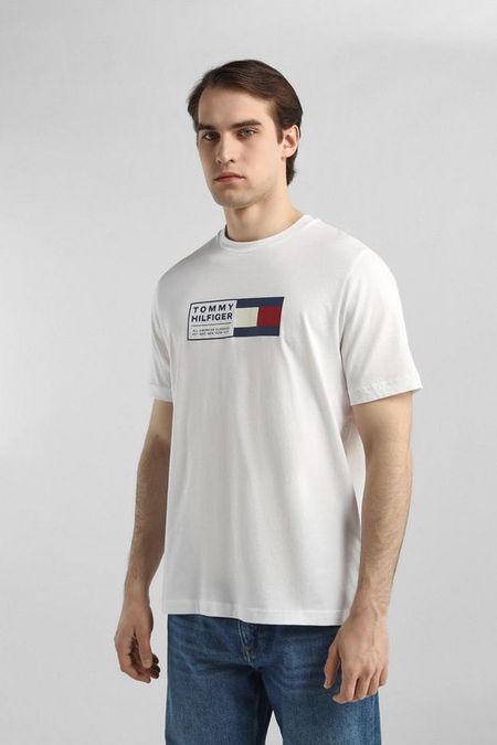 Футболка хлопковая с логотипом Tommy Hilfiger
