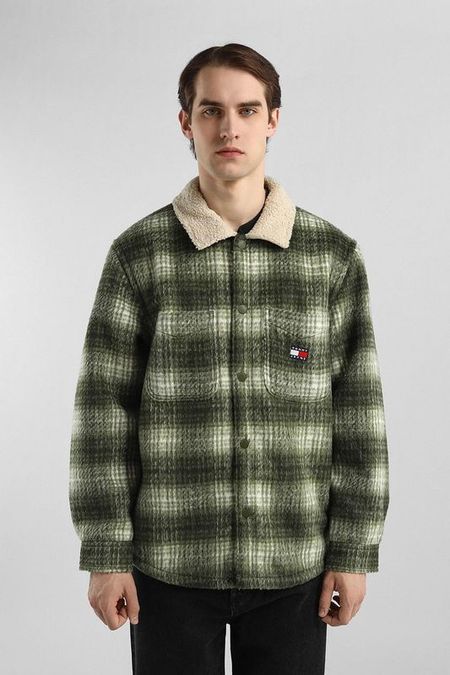 Куртка утепленная в клетку Tommy Jeans