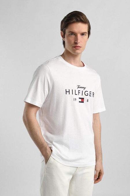 Футболка хлопковая с логотипом Tommy Hilfiger