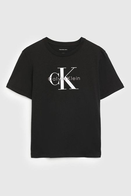 Футболка хлопковая с логотипом Calvin Klein Jeans