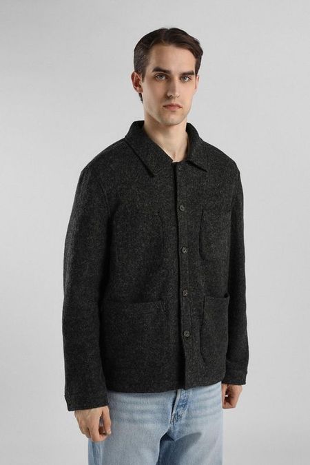 Рубашка из смесовой шерсти с карманами PEPE JEANS