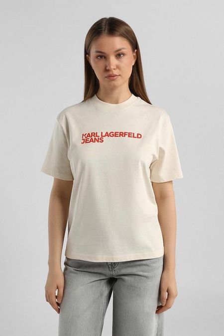 Футболка хлопковая Karl Lagerfeld Jeans