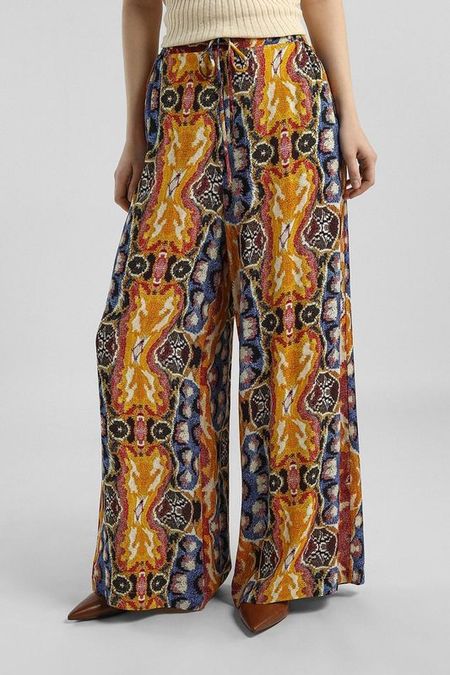 Брюки свободного кроя на кулиске Desigual