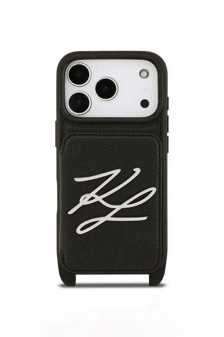 Чехол для iPhone 17 Pro с ремешком Karl Lagerfeld