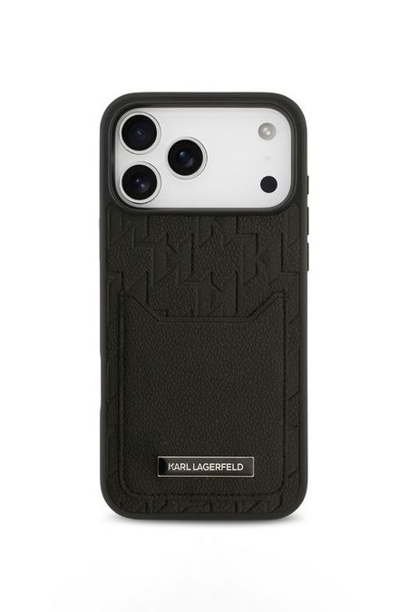 Чехол для iPhone 17 Pro Max с картхолдером Karl Lagerfeld