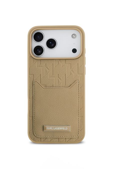 Чехол для iPhone 17 Pro Max с картхолдером Karl Lagerfeld
