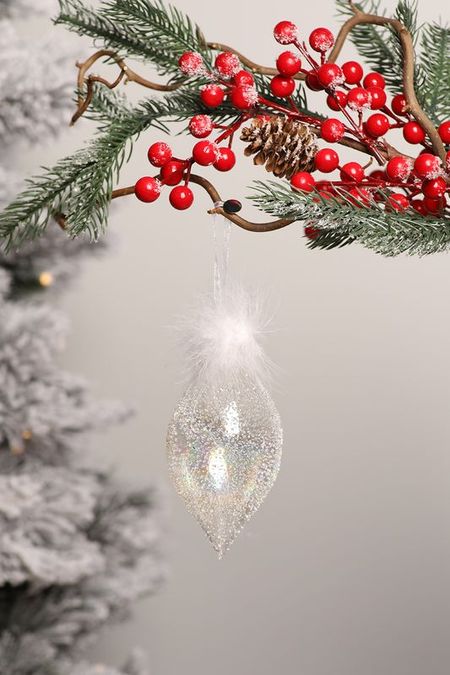 Елочная игрушка стеклянная в ассортименте ChristmasDeLuxe