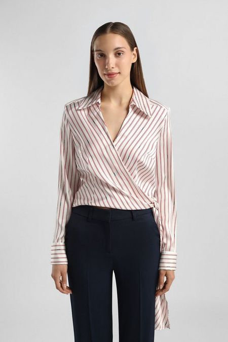 Блуза с запахом на завязках Marciano by Guess