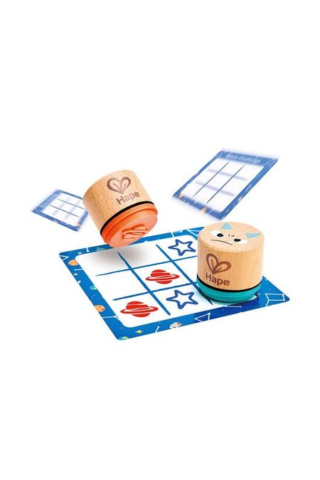 Настольная игра Космические приключения Крестики-нолики со штампами Hape