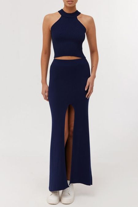 Юбка трикотажная с разрезом Woolook