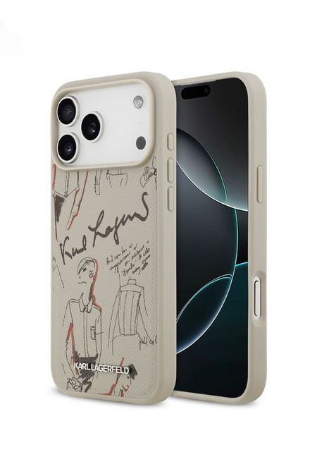 Чехол для iPhone 17 Pro Max с MagSafe Karl Lagerfeld