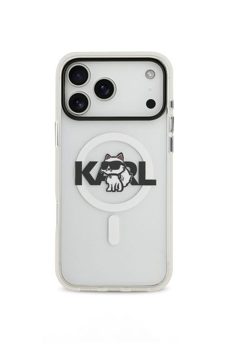 Чехол для iPhone 17 Pro Max с MagSafe Karl Lagerfeld