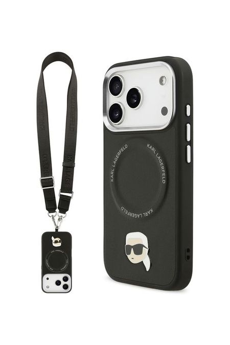 Чехол для iPhone 17 Pro с MagSafe Karl Lagerfeld