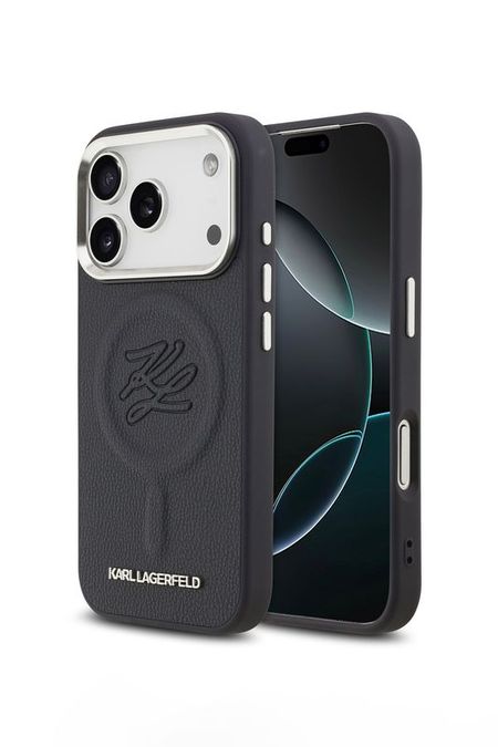 Чехол для iPhone 17 Pro с MagSafe Karl Lagerfeld