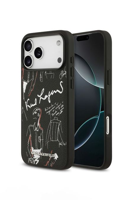 Чехол для iPhone 17 Pro Max с MagSafe Karl Lagerfeld