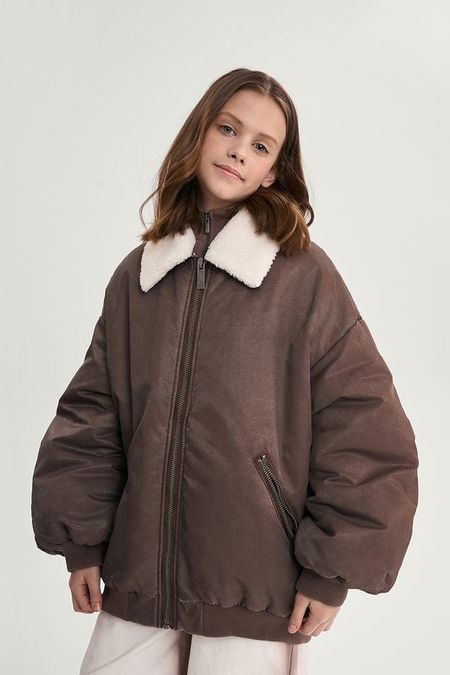 Куртка утепленная оверсайз Gulliver