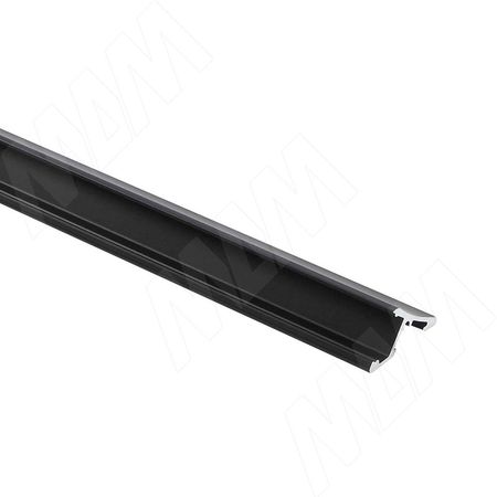 Профиль SM5, накладной, черный, 23х11мм, L-3000 (LSP-SM5-ALU-3000-BL)