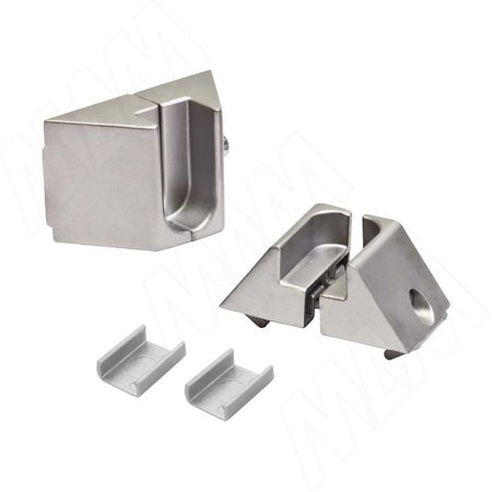 SLIM держатель для штанги, компл. из двух держателей, серебро (SL3529)