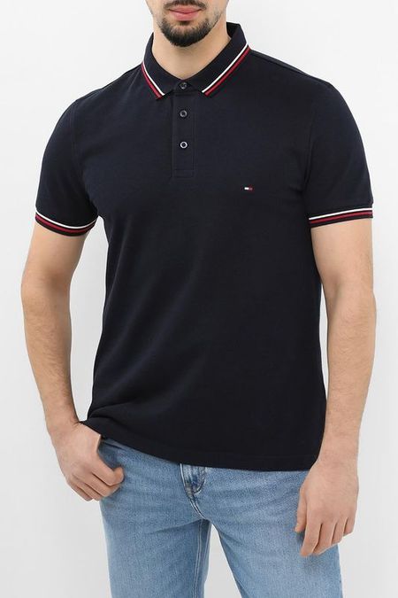 Поло хлопковое Tommy Hilfiger