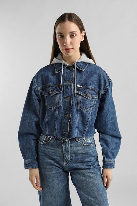 Куртка джинсовая с необработанным краем Guess Jeans