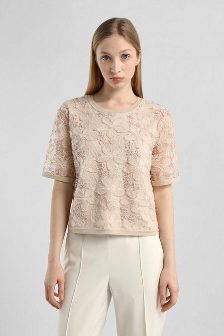 Джемпер хлопковый с декором Betty & Co