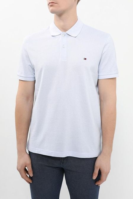 Поло хлопковое Tommy Hilfiger