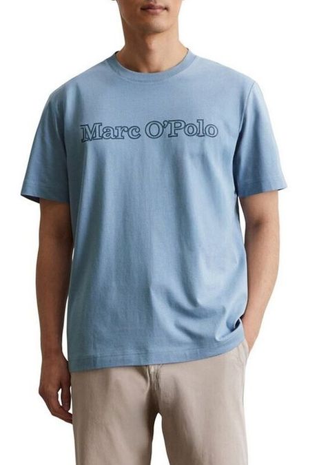 Футболка хлопковая с логотипом Marc O'Polo