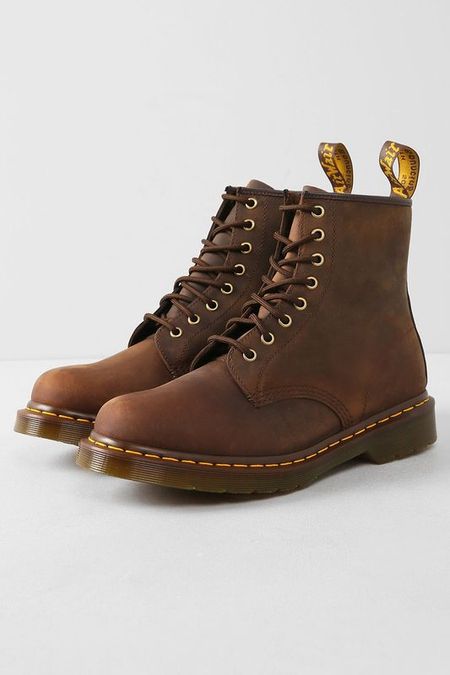 Высокие ботинки из кожи Dr Martens