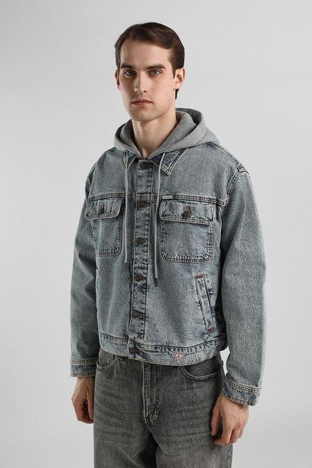 Куртка джинсовая с капюшоном Guess Jeans