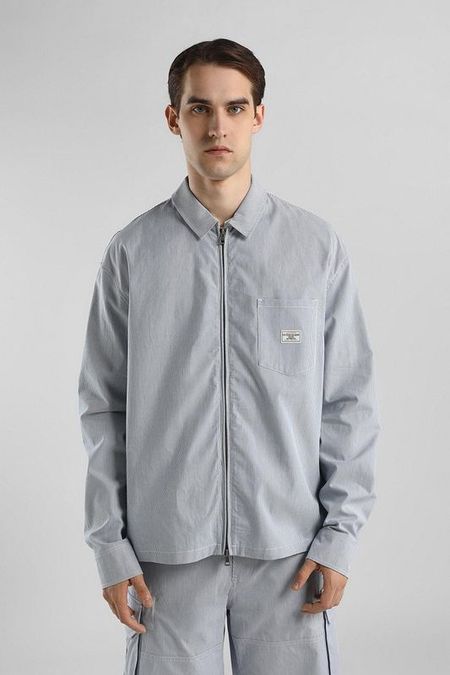 Рубашка хлопковая на молнии Guess Jeans