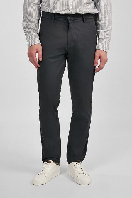 Брюки хлопковые зауженного кроя PEPE JEANS