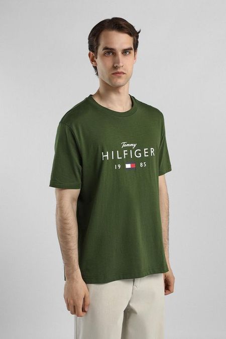 Футболка хлопковая с логотипом Tommy Hilfiger