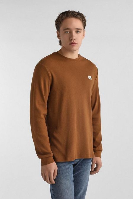 Лонгслив из смесового хлопка Calvin Klein Jeans