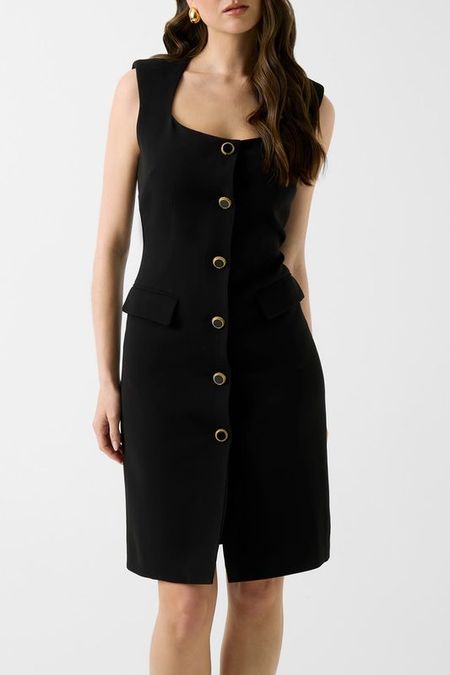 Платье без рукавов приталенного кроя Marciano by Guess