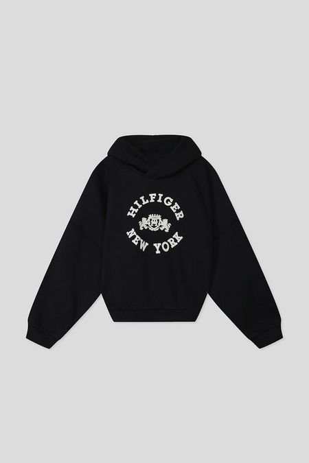 Хлопковое худи с принтом Tommy Hilfiger