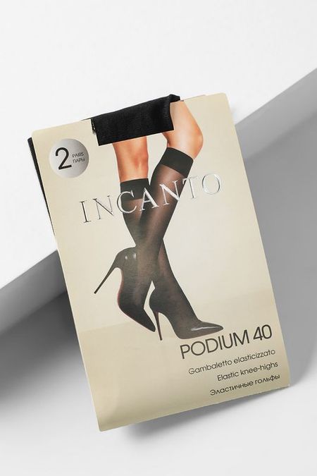 Гольфы с комфортной резинкой Podium 40 den 2 пары Incanto