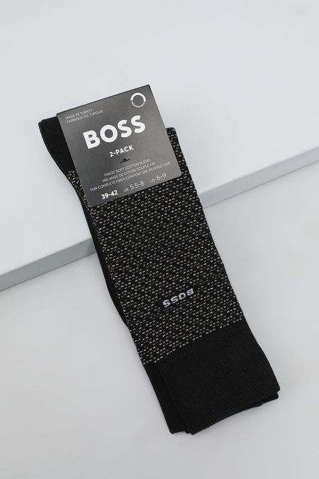 Набор из 2 пар хлопковых классических носков BOSS