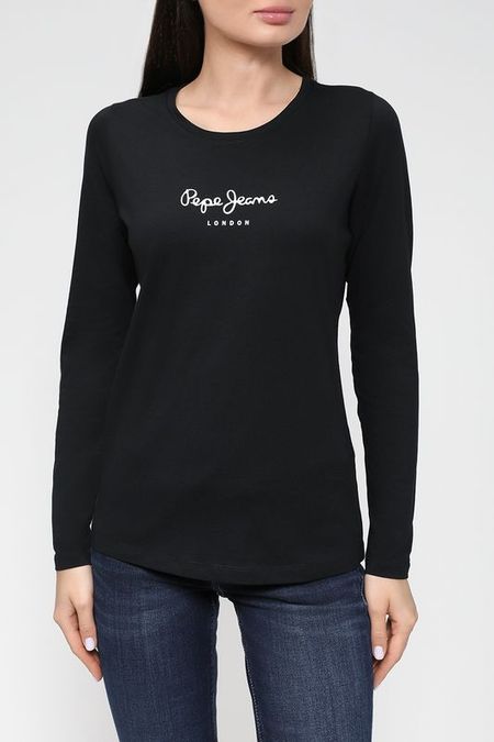 Лонгслив с логотипом бренда PEPE JEANS